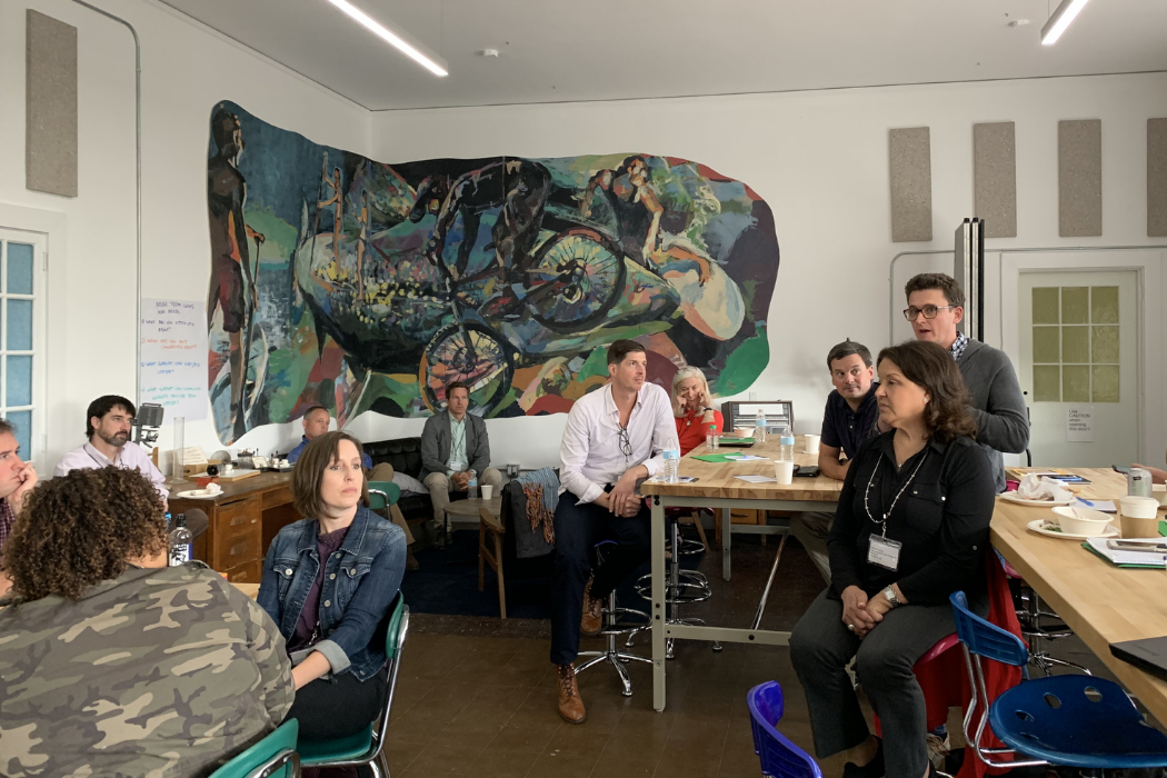SBC office building, a pink historic general store